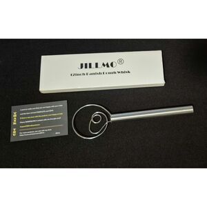New In Box Jillmo 12-Inch Stainless Steel Danish Dough Whisk